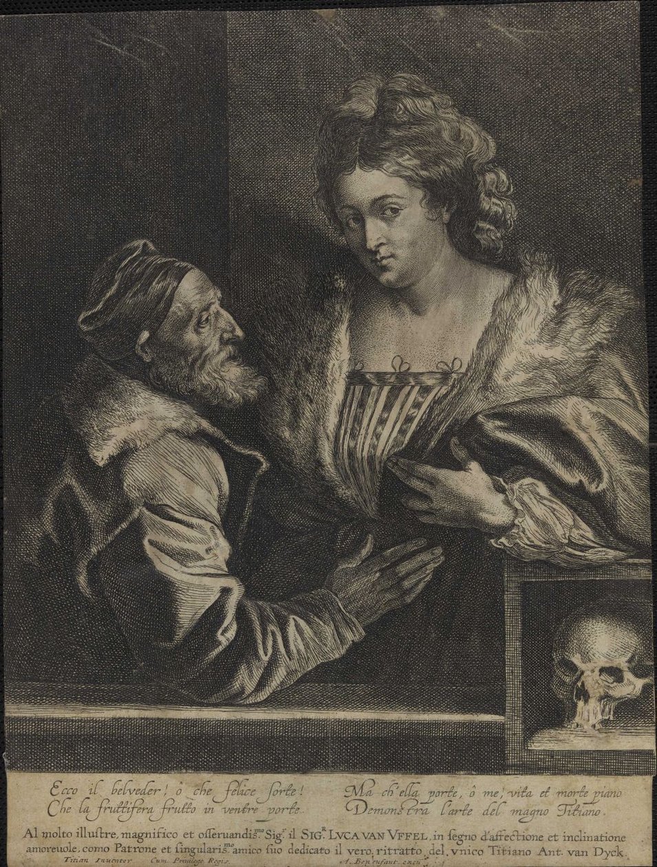 Tiziano a jeho paní od Anthony van Dyck