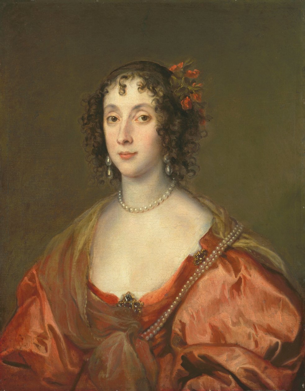 Neznámá žena, asi 1639 od Anthony van Dyck