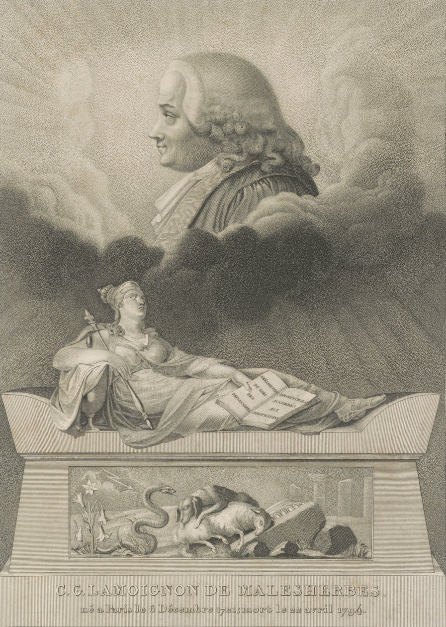 Christian Guillaume de Lamoignon de Malesherbes, 1798 od Anthony Cardon