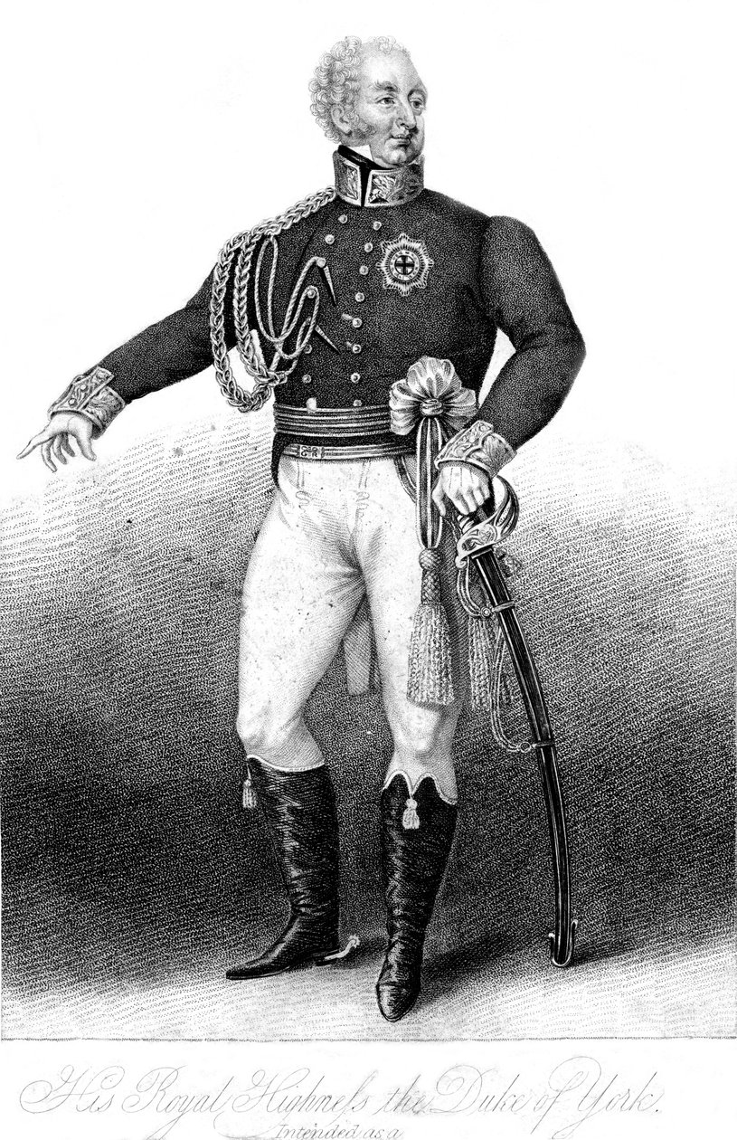 Jeho královská výsost vévoda z Yorku, c19. století. od Anthony Cardon