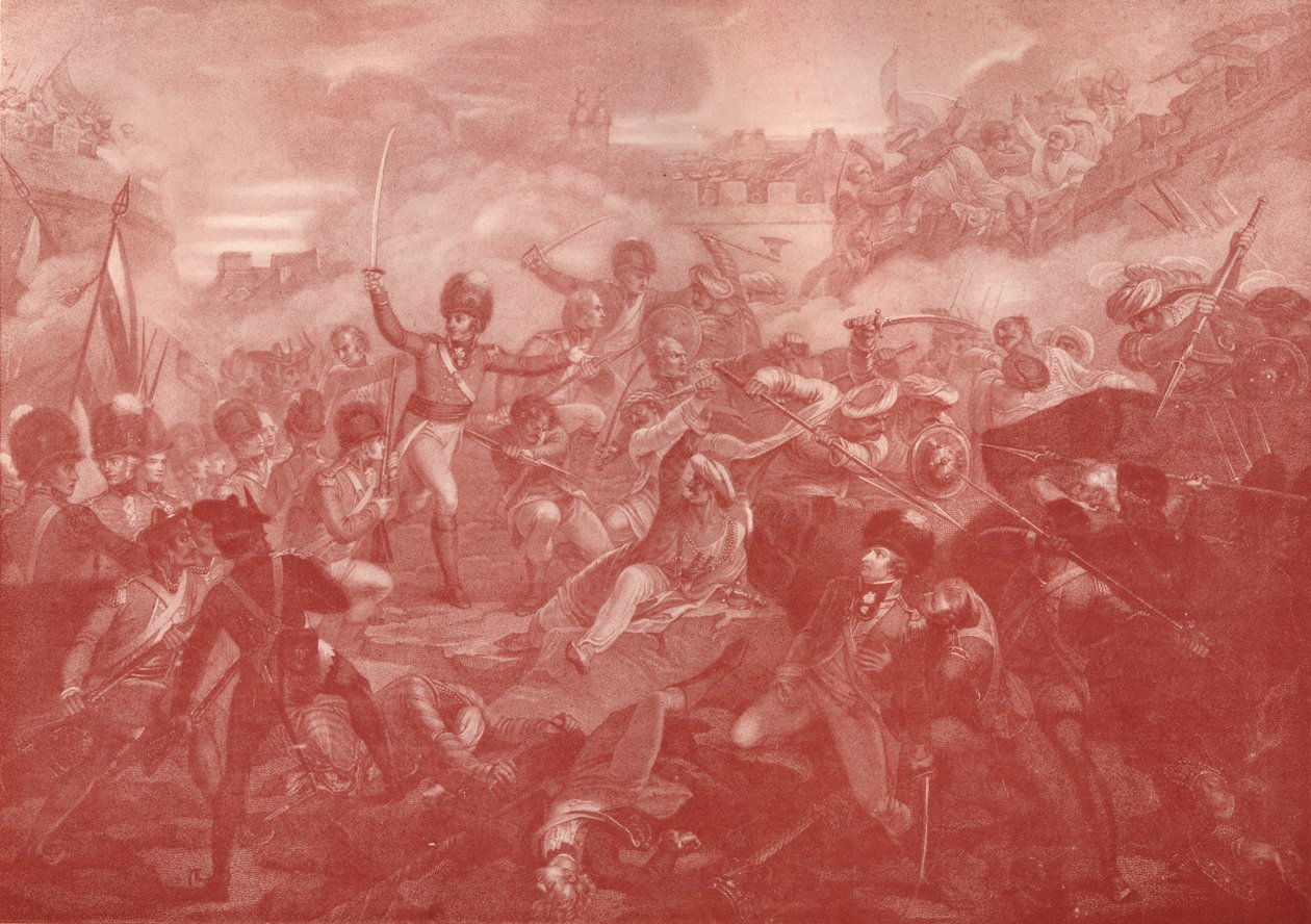 Přepadení a dobytí Seringapatamu, 1801 1909 od Anthony Cardon