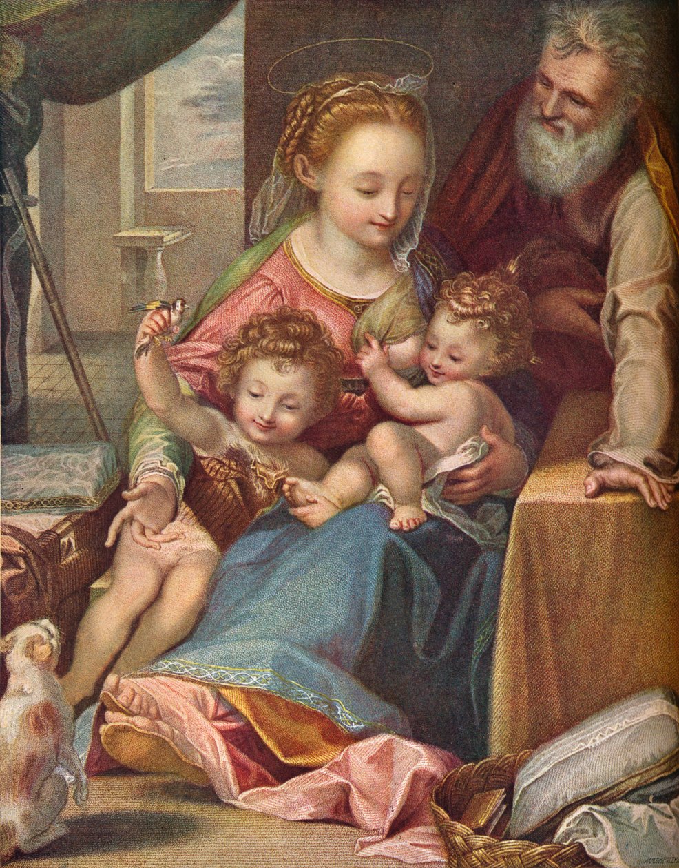 Madonna z kočky La Madonna del Gatto, c1575, 1906 od Anthony Cardon