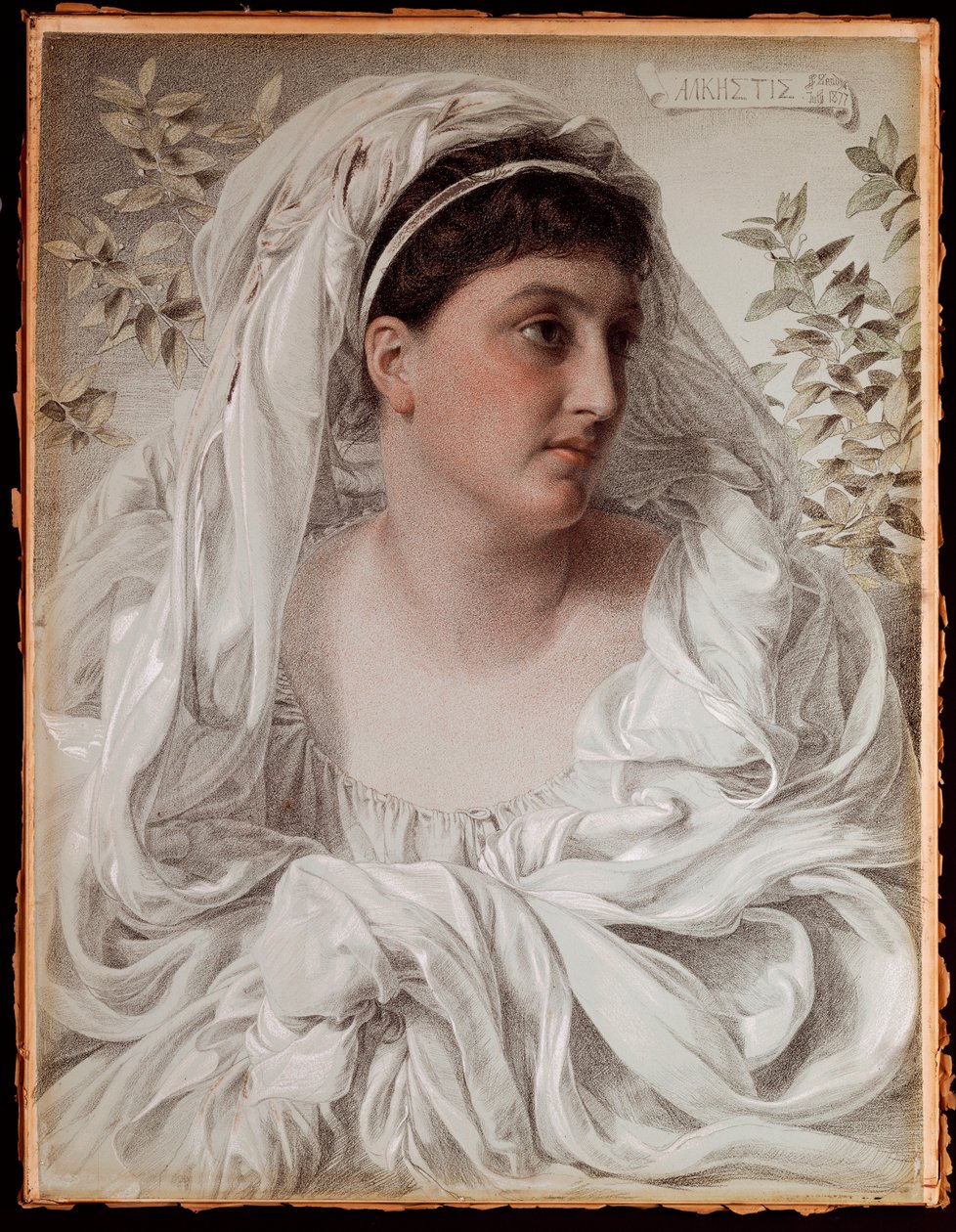 Alcestis: Portrét lady Donaldsonové, 1877 od Anthony Frederick Augustus Sandys