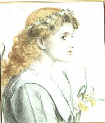 května 1902 (barevná tužka) (jedna ze 4) od Anthony Frederick Augustus Sandys