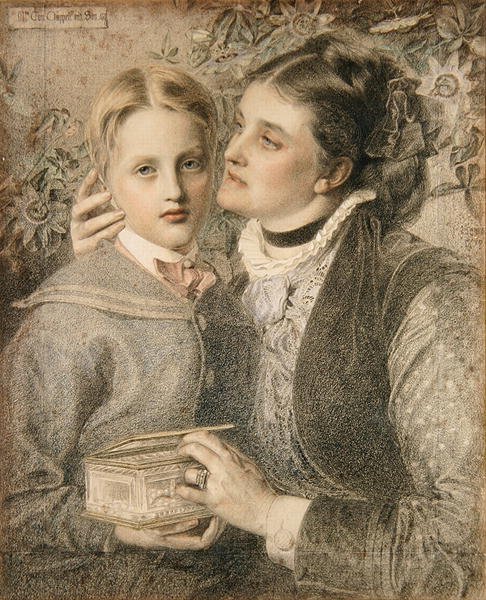 Paní Tom Chappell a syn od Anthony Frederick Augustus Sandys