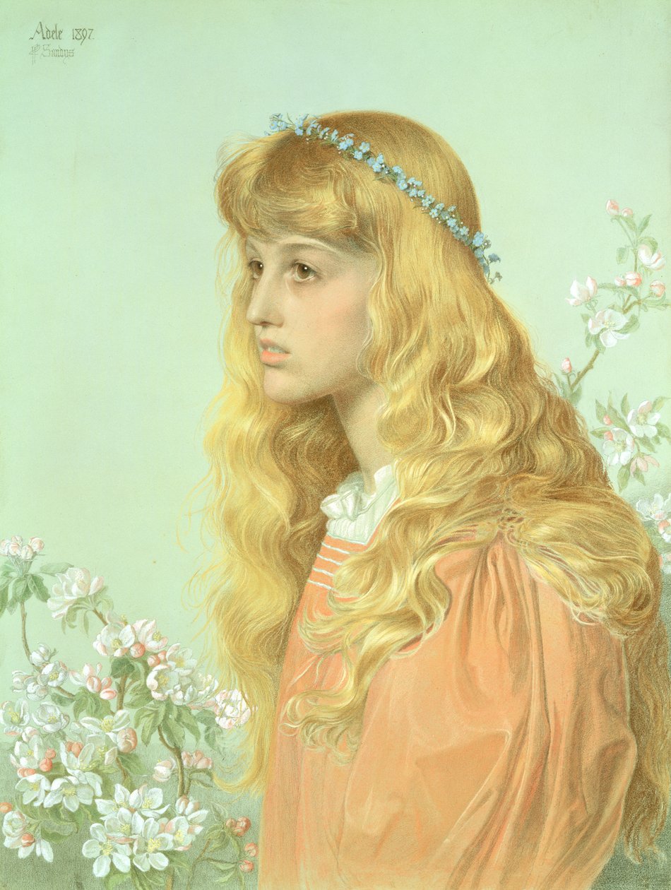 Portrét slečny Adele Donaldson, 1897 od Anthony Frederick Augustus Sandys