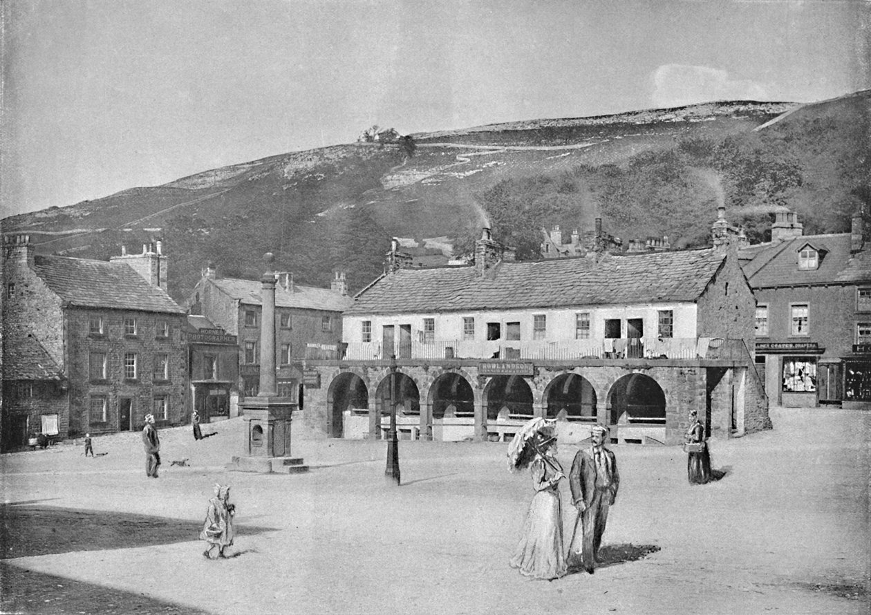 Old Shambles and Market Place, Settle, c1896 od Anthony Horner