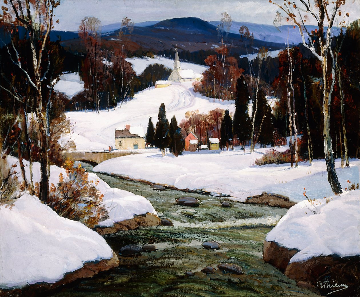 Sníh v New Hampshire od Anthony Thieme