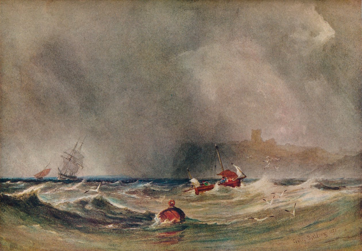 Storm off Whitby, 1851, 1930. od Anthony Vandyke Copley Fielding