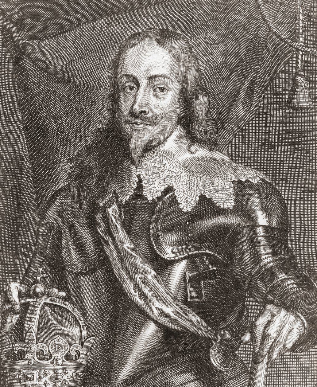 Král Karel I., král Anglie, Skotska a Irska. od Anthony van (after) Dyck