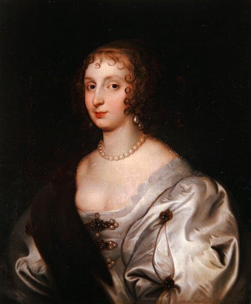 Lady Elizabeth Stuart (olej na plátně) od Anthony van (after) Dyck