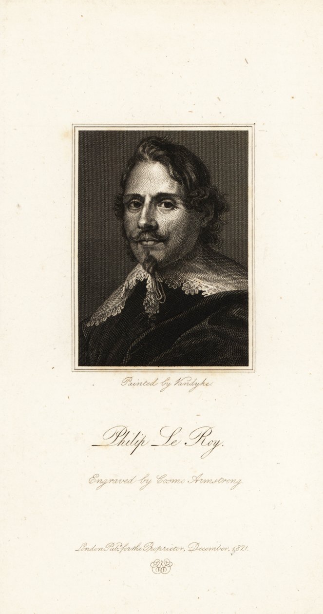 Portrét barona Philippe Le Roye, vlámského diplomata od Anthony van (after) Dyck