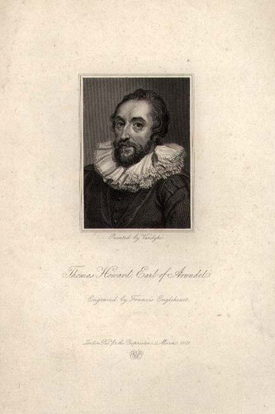Thomas Howard, hrabě z Arundel (1585-1646), vyryl Francis Engleheart od Anthony van (after) Dyck