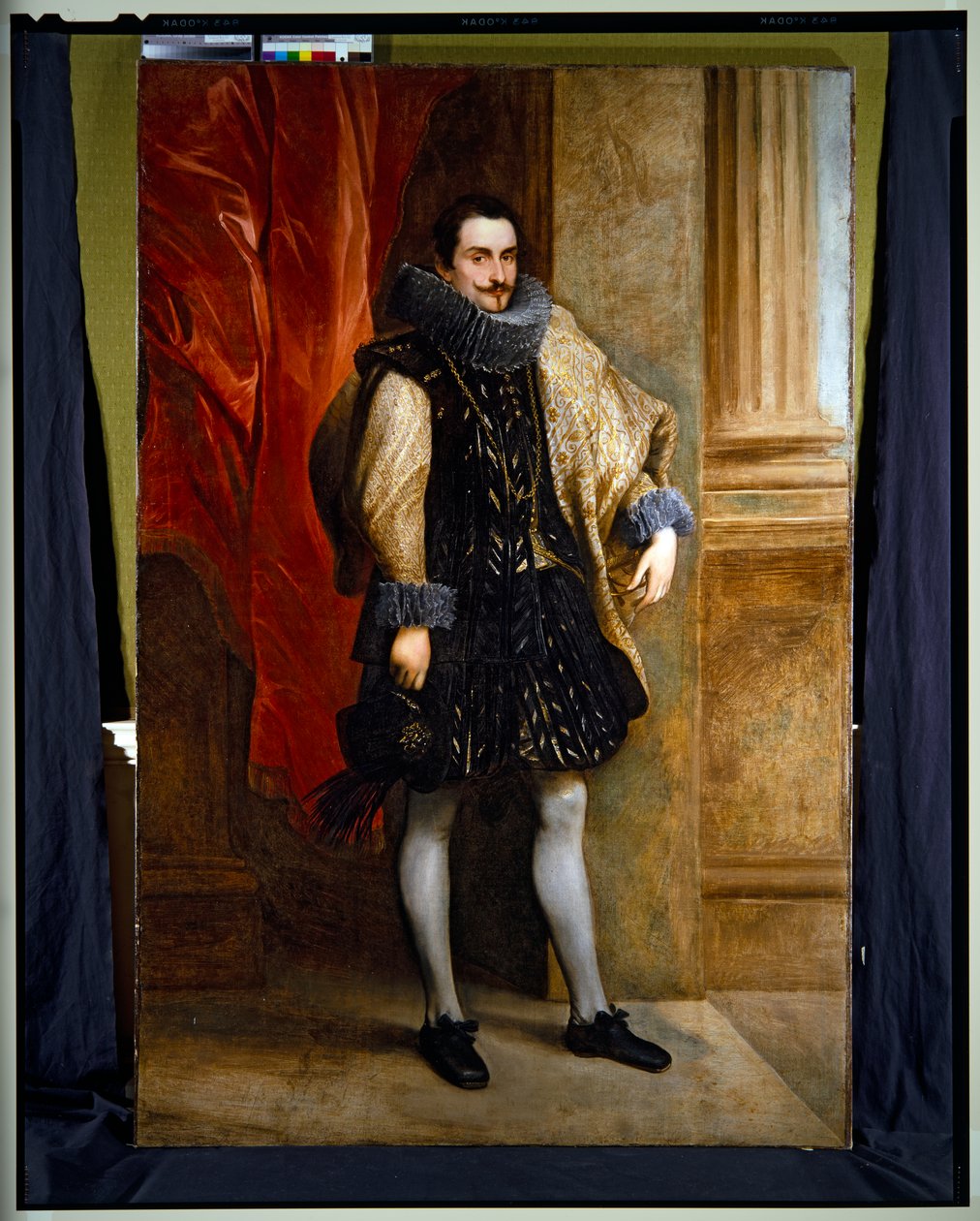 Portrét v celé velikosti, janovský šlechtic od Anthony van (attr. to) Dyck