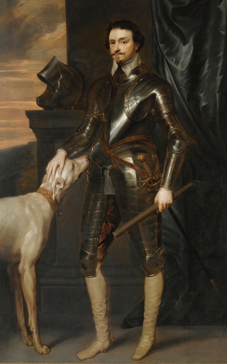 “„Portrét Thomase Wentwortha od Anthony van (studio of) Dyck