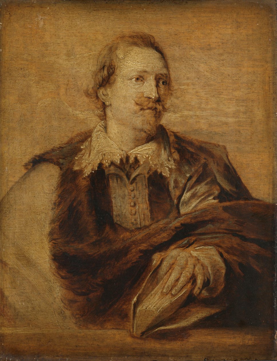 Portrét Jana Gaspara Gevaertse (1593-1666) od Anthony van Dyck (after)