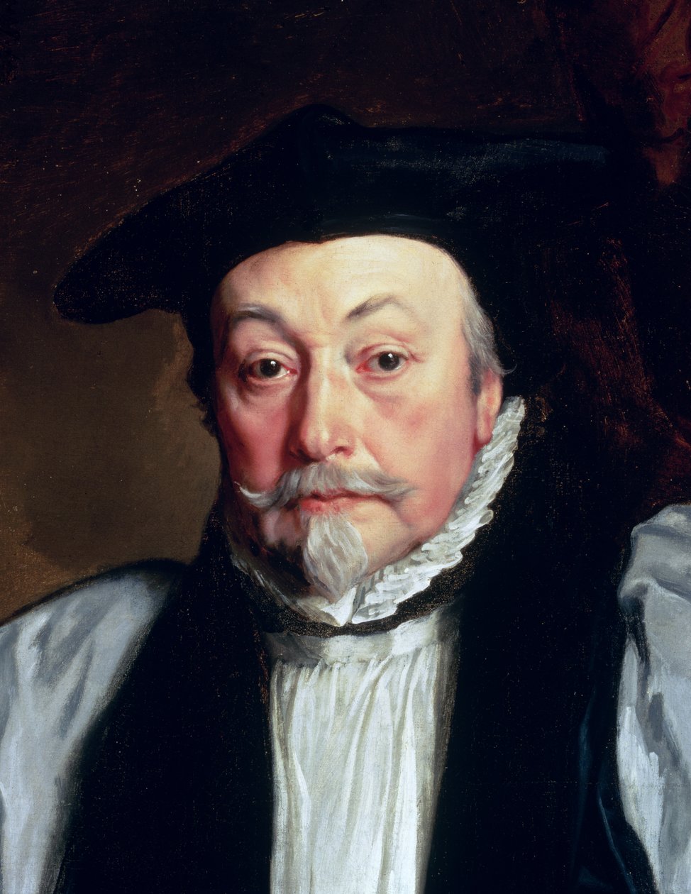 Arcibiskup William Laud (1573-1645) kolem 1635-37 (detail 62513) od Anthony van Dyck