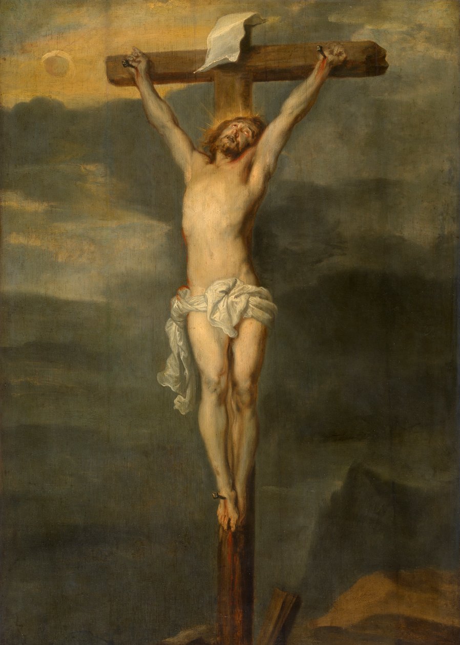 Kristus na kříži (olej na desce) od Anthony van Dyck
