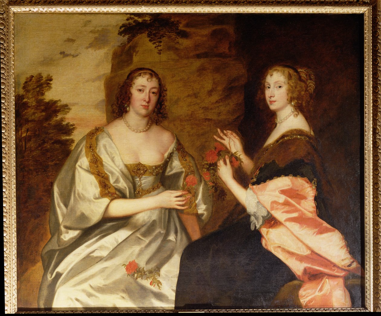 Hraběnka z Mortonu († 1654) a paní Killigrewová († 1638) od Anthony van Dyck
