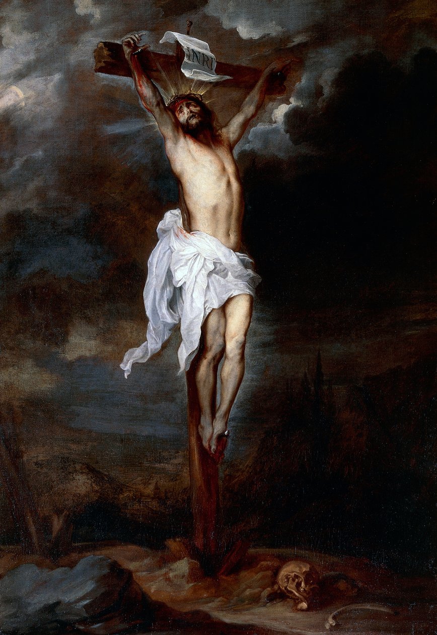 Ukřižování, cca 1621-1625, od Antona van Dycka (1599-1641), olej na plátně od Anthony van Dyck