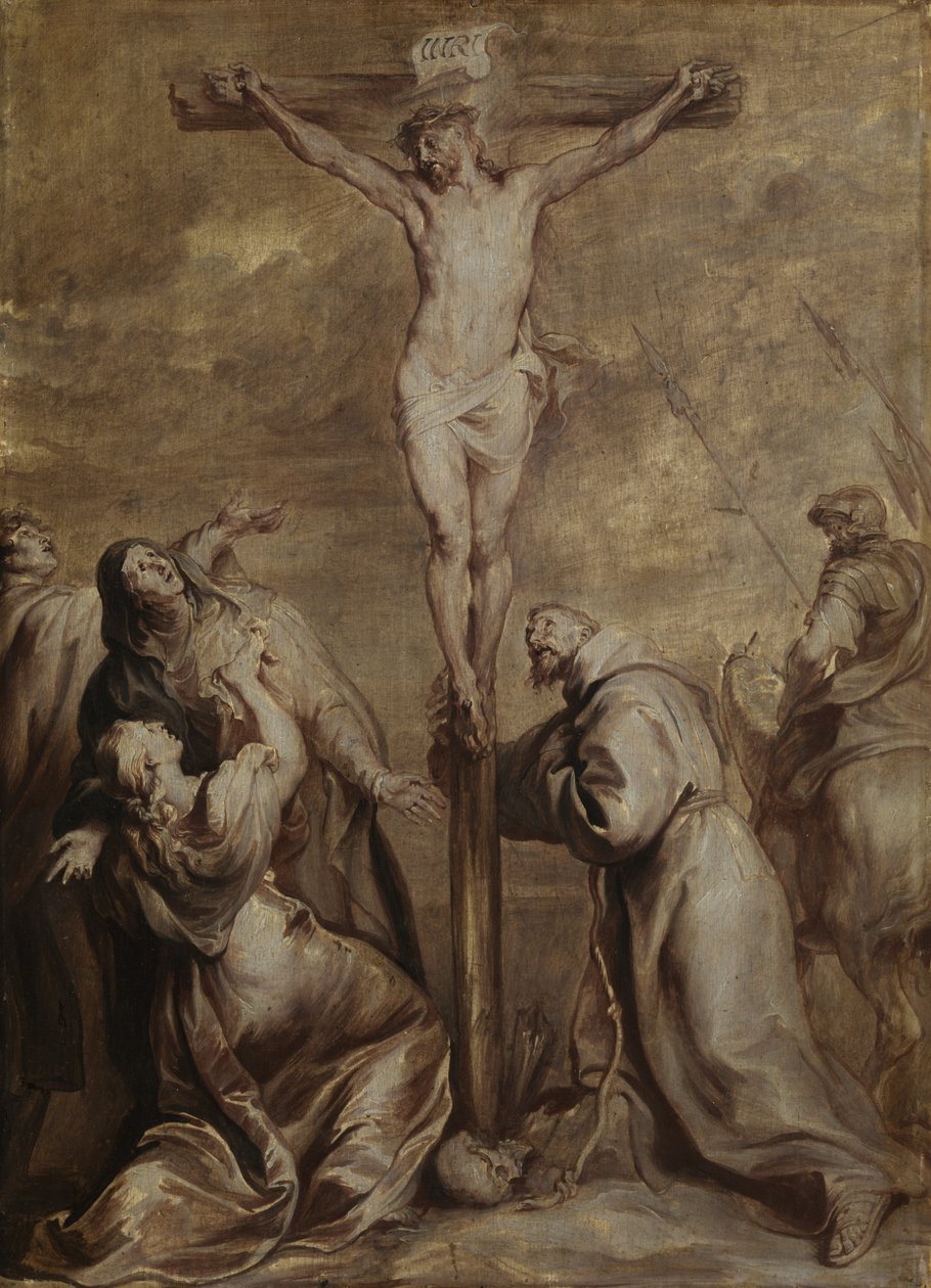 Ukřižování se svatým Františkem, 1630-32 od Anthony van Dyck