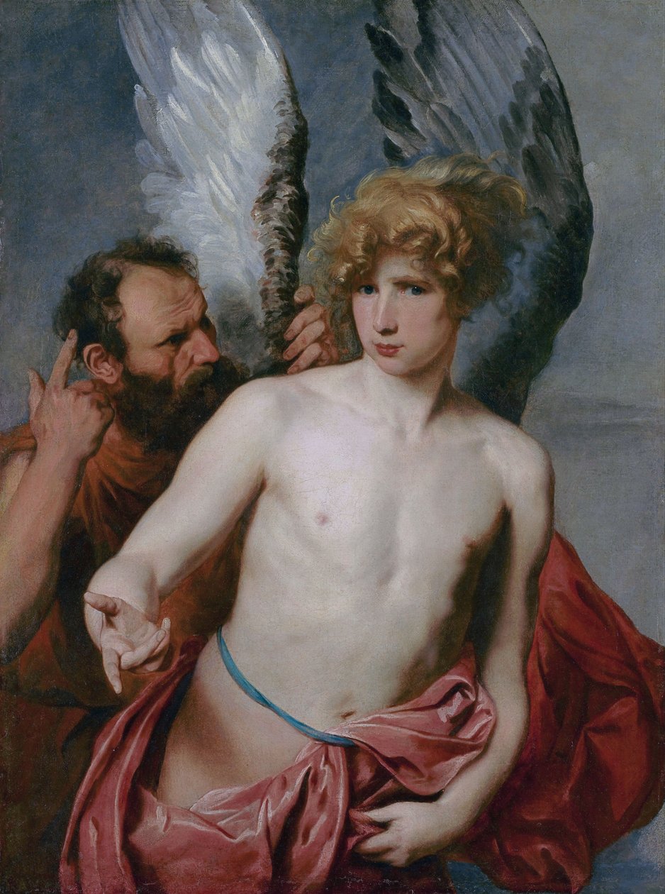 Daidalos a Ikarus od Anthony van Dyck
