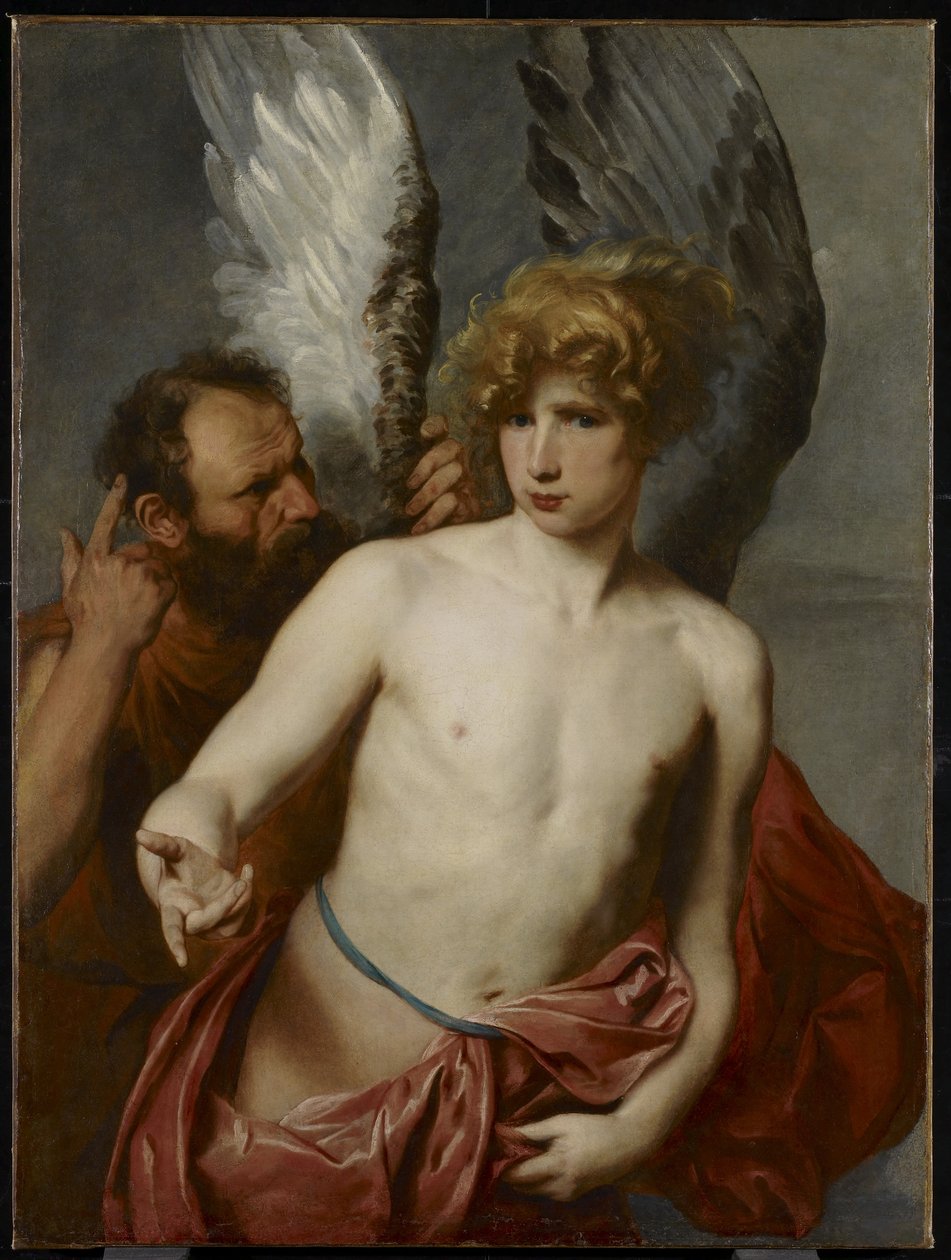 Daedalus a Ikaros, kolem roku 1620 od Anthony van Dyck