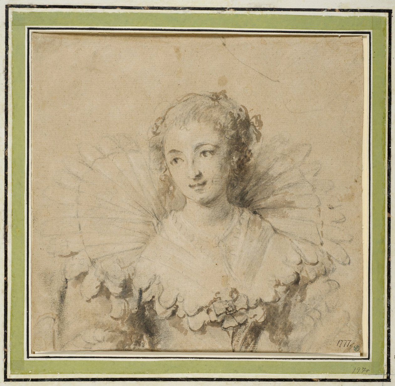 Portrét dámy od Anthony van Dyck