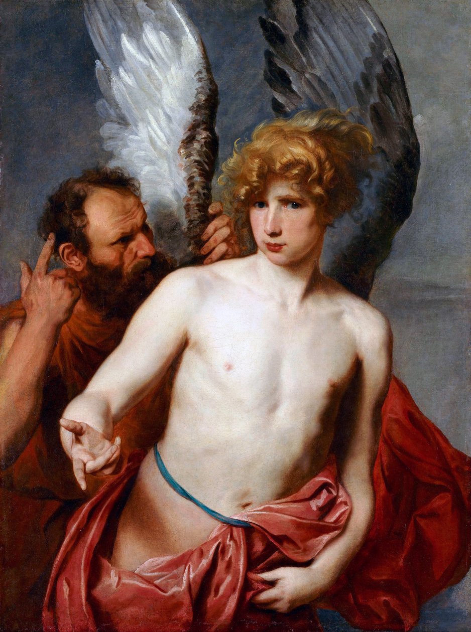 ""Dedale a Icarus"" Obraz sira Anthonyho van Dycka (1599-1641) 1615-1620 Art Gallery of Ontario, Toronto od Anthony van Dyck