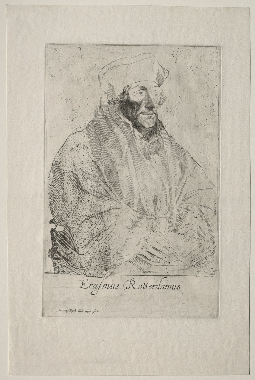 Desiderius Erasmus Rotterdamský od Anthony van Dyck