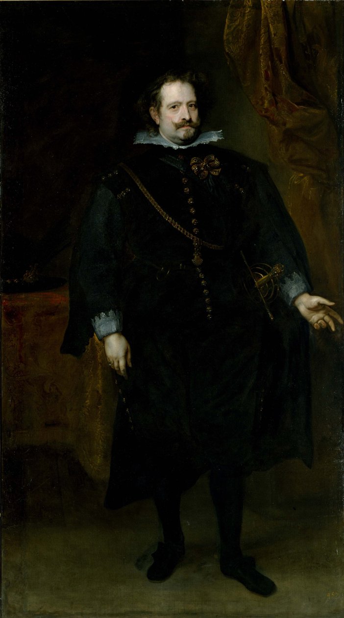 Diego Felipe de Guzmán, markýz z Leganés, cca 1634 od Anthony van Dyck