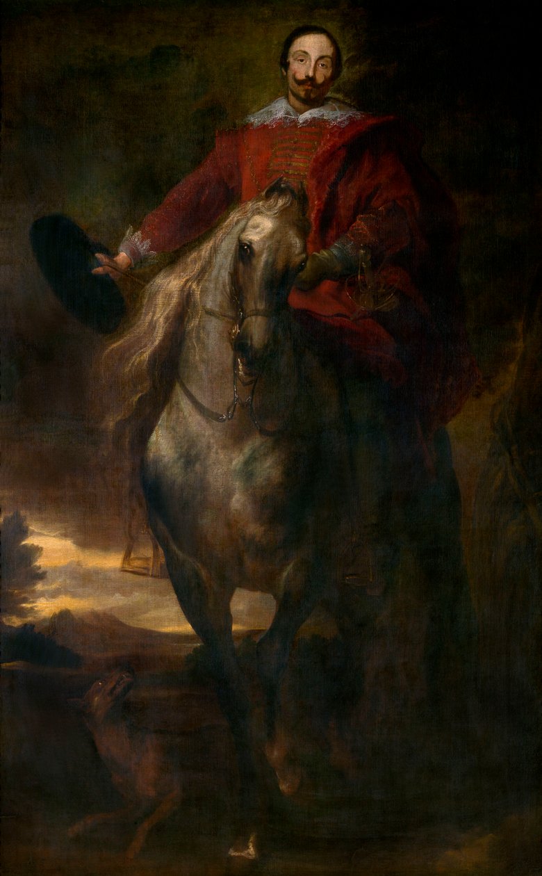 Jezdecký portrét od Anthony van Dyck