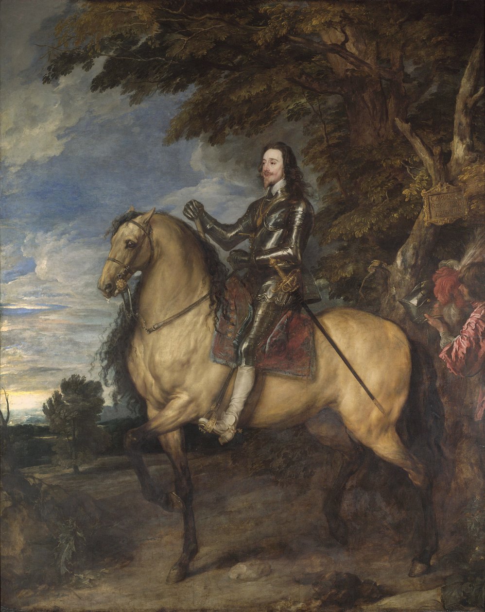 Jezdecký portrét Karla I., asi 1637-8 od Anthony van Dyck