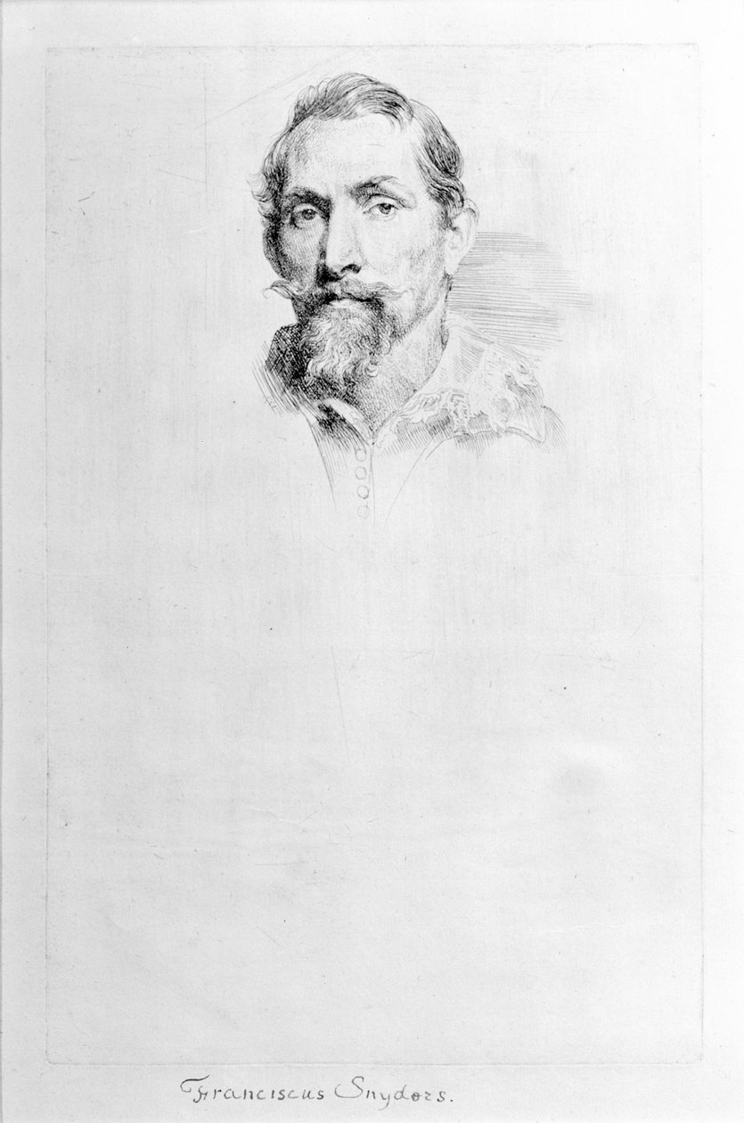 Frans Snyders, z The Iconography, počátek 17. století. od Anthony van Dyck