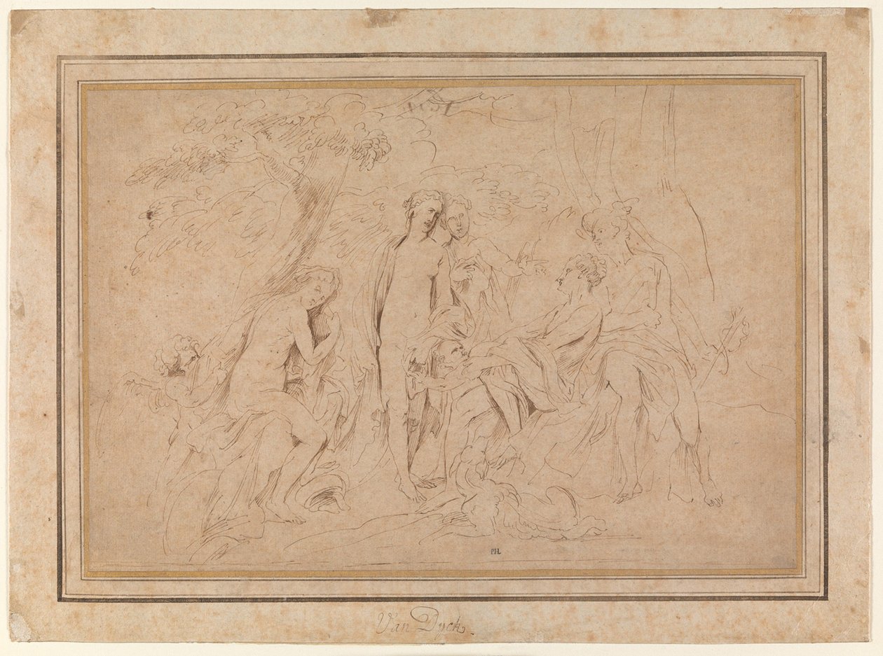 Rozsudek v Paříži od Anthony van Dyck