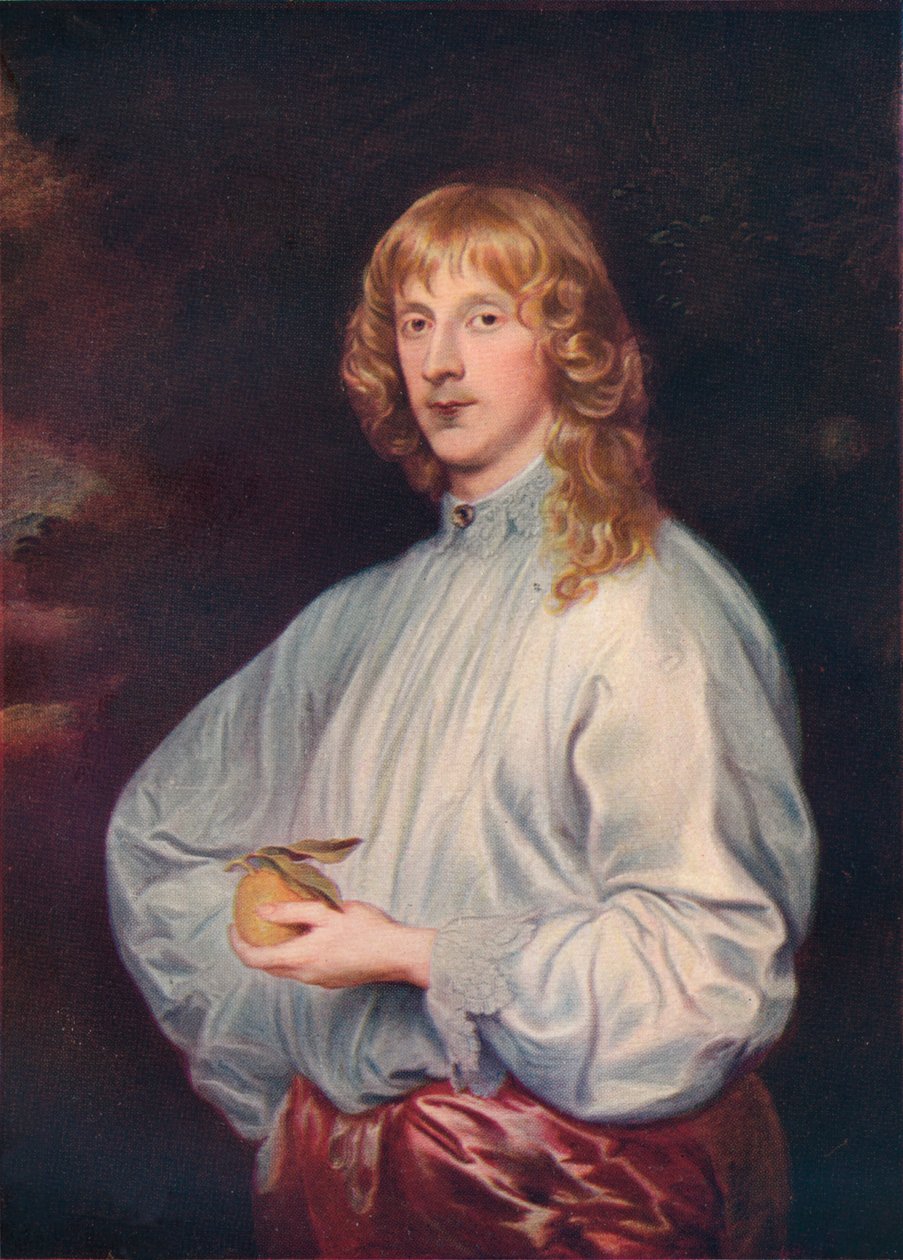 James Stuart, vévoda z Richmondu a Lennox s jeho atributy, 1634 od Anthony van Dyck