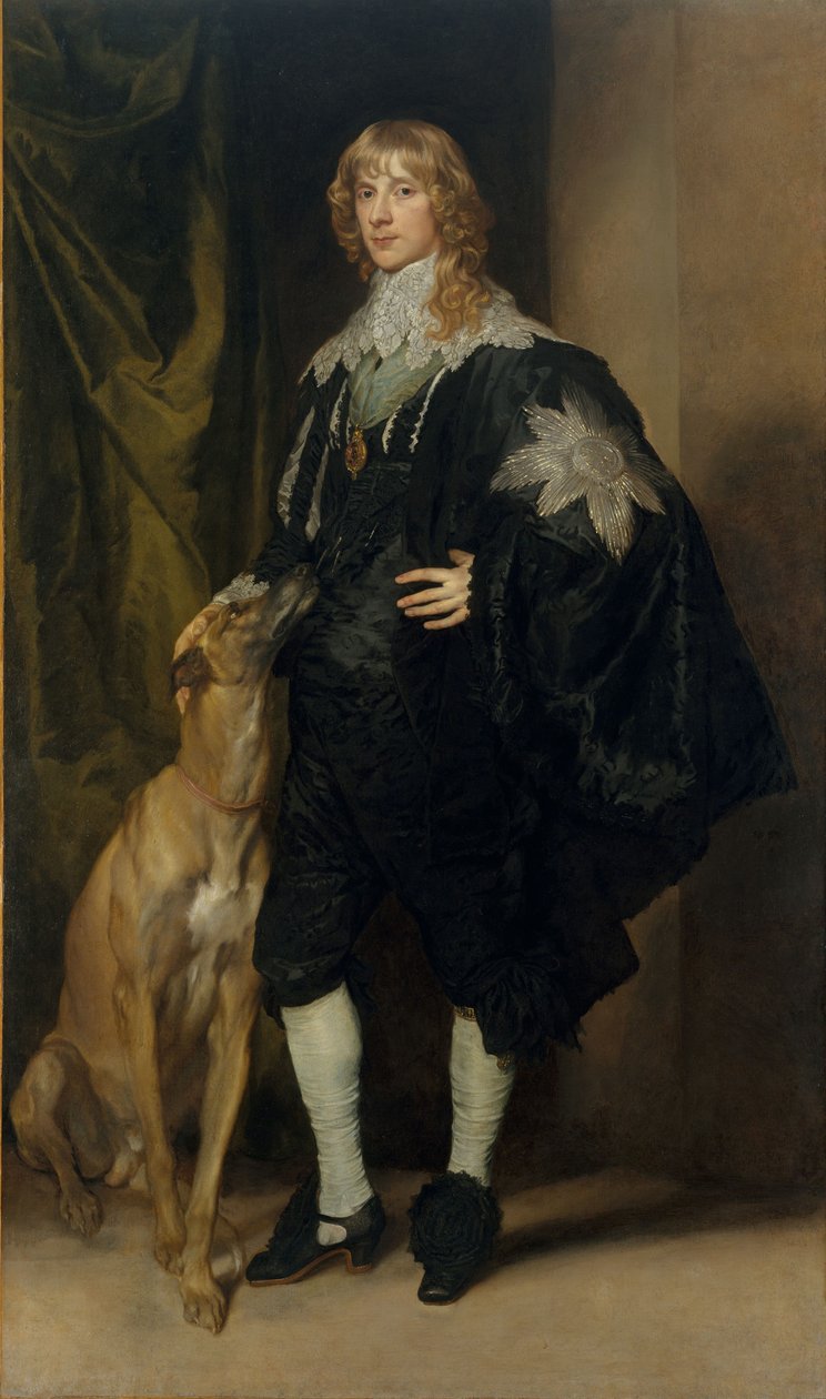James Stuart, vévoda z Richmondu a Lennoxu, kolem 1633-35 od Anthony van Dyck