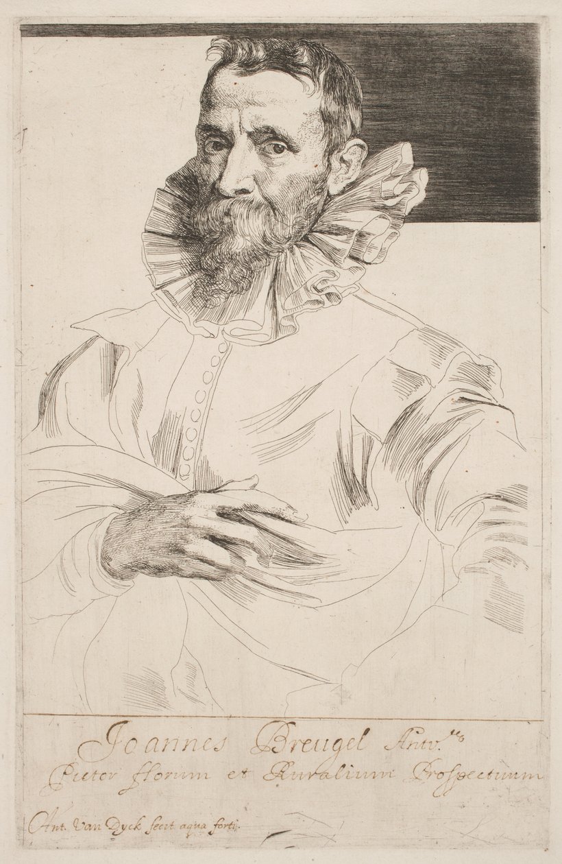 Jan Brueghel, n. 1632 (etsaus) od Anthony van Dyck