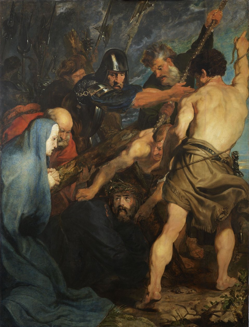 Ježíš Kristus nesoucí kříž od Anthony van Dyck