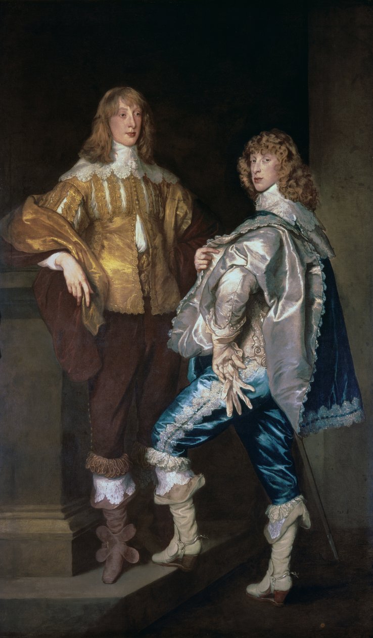 Lord John Stuart a jeho bratr, lord Bernard Stuart od Anthony van Dyck
