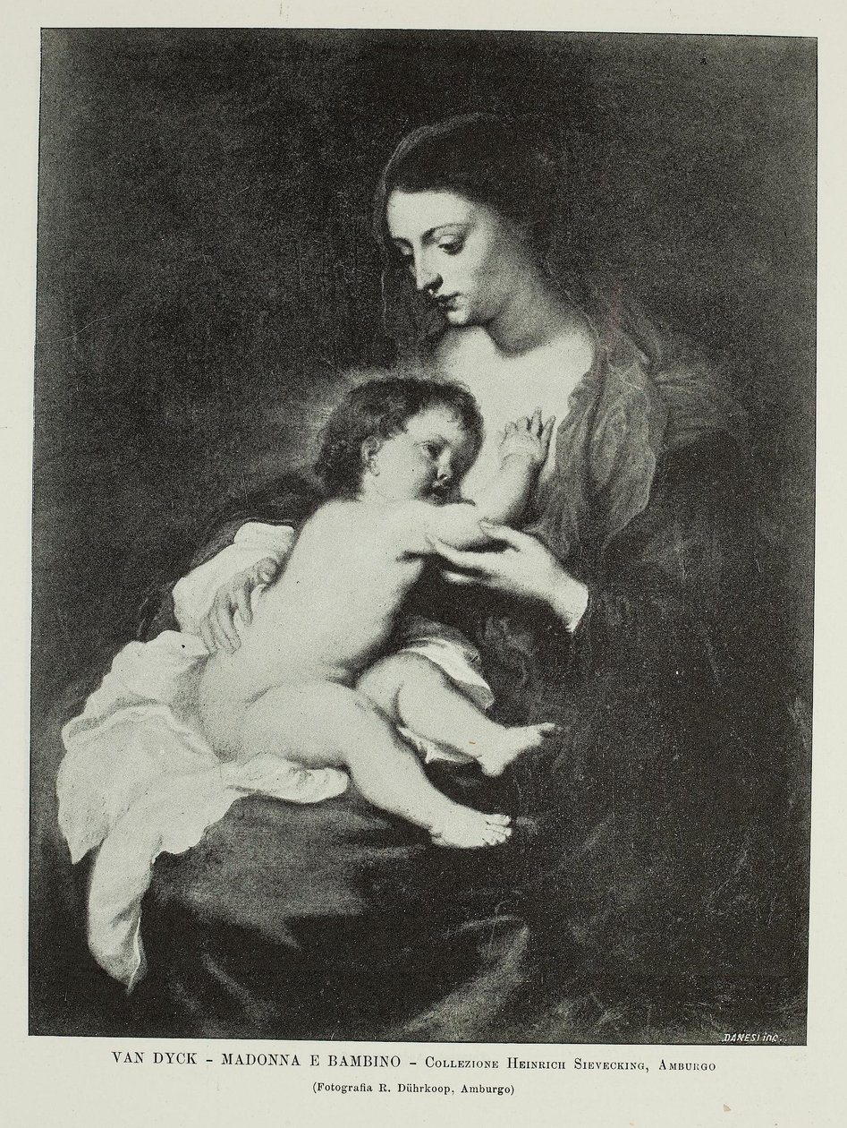 Madona s dítětem od Anthony van Dyck