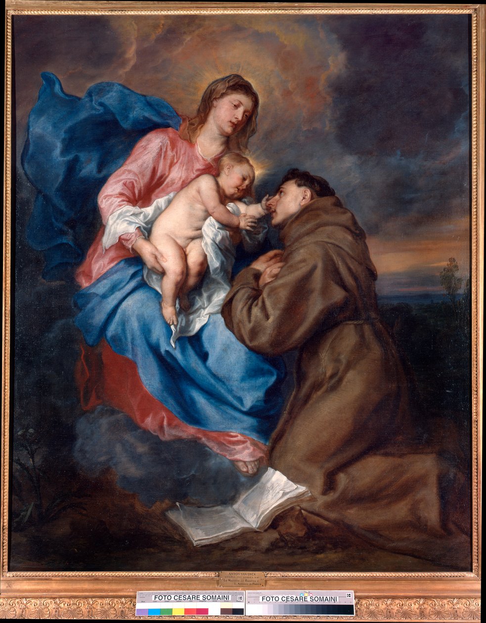Madona s dítětem se svatým Antonínem Paduánským od Anthony van Dyck