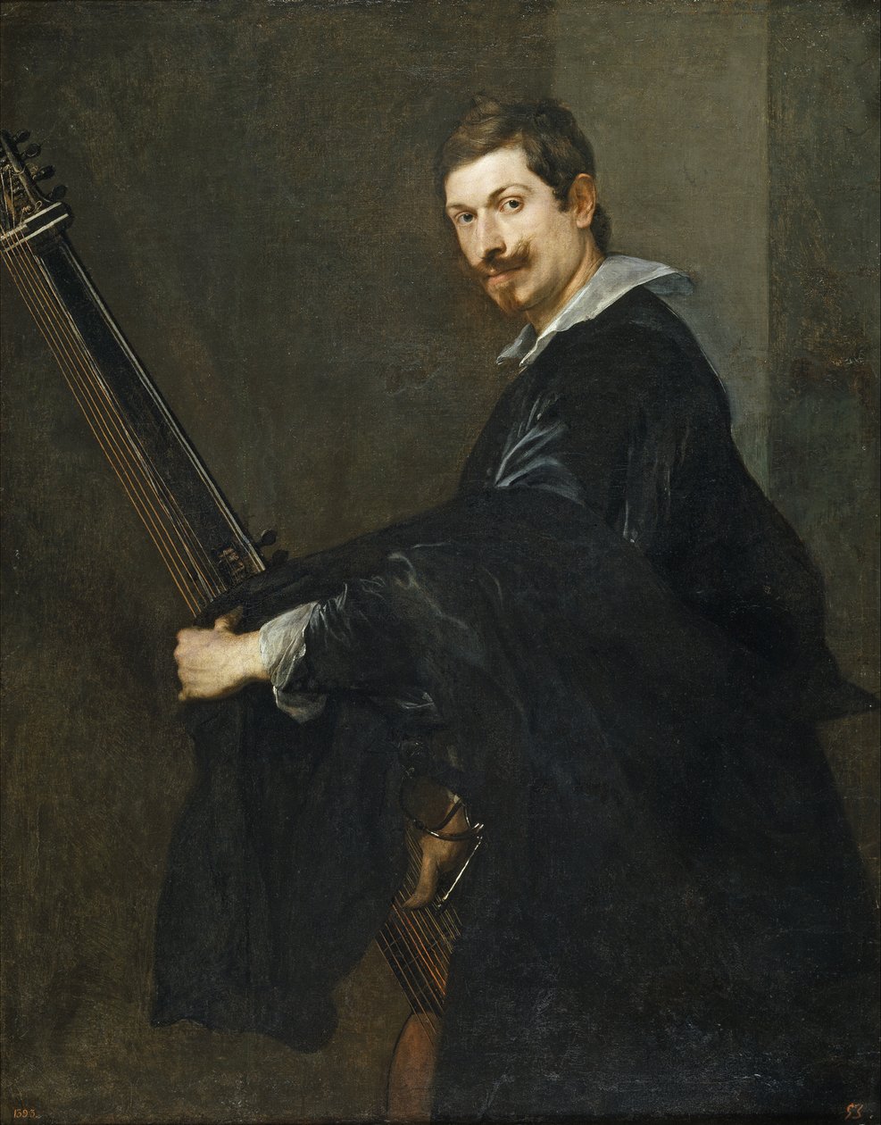Muž s loutnou, mezi 1621 a 1630 od Anthony van Dyck