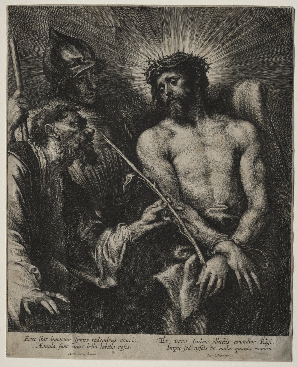 Zesměšňování Krista od Anthony van Dyck