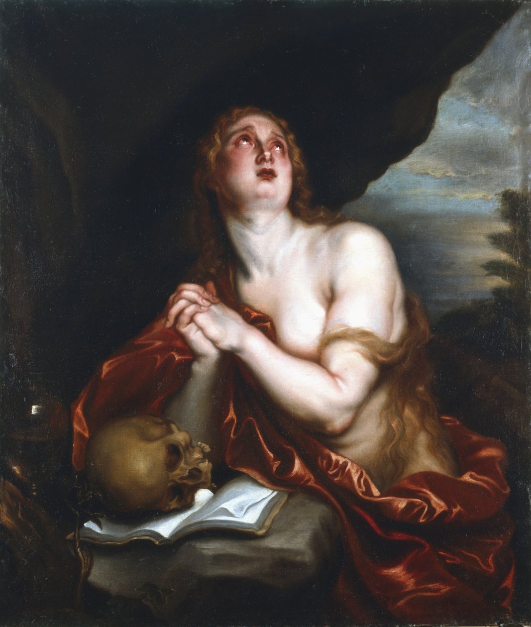 „Kajícná Magdalena“, 17. století od Anthony van Dyck