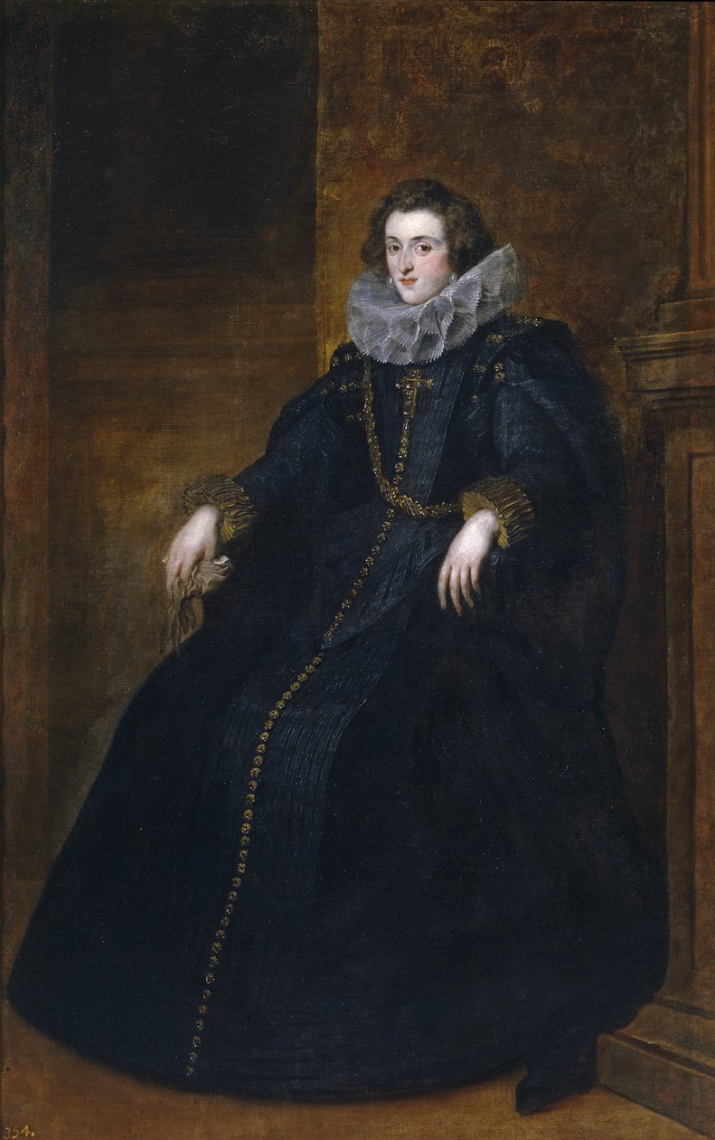 Policena Spínola, markýza z Leganés od Anthony van Dyck