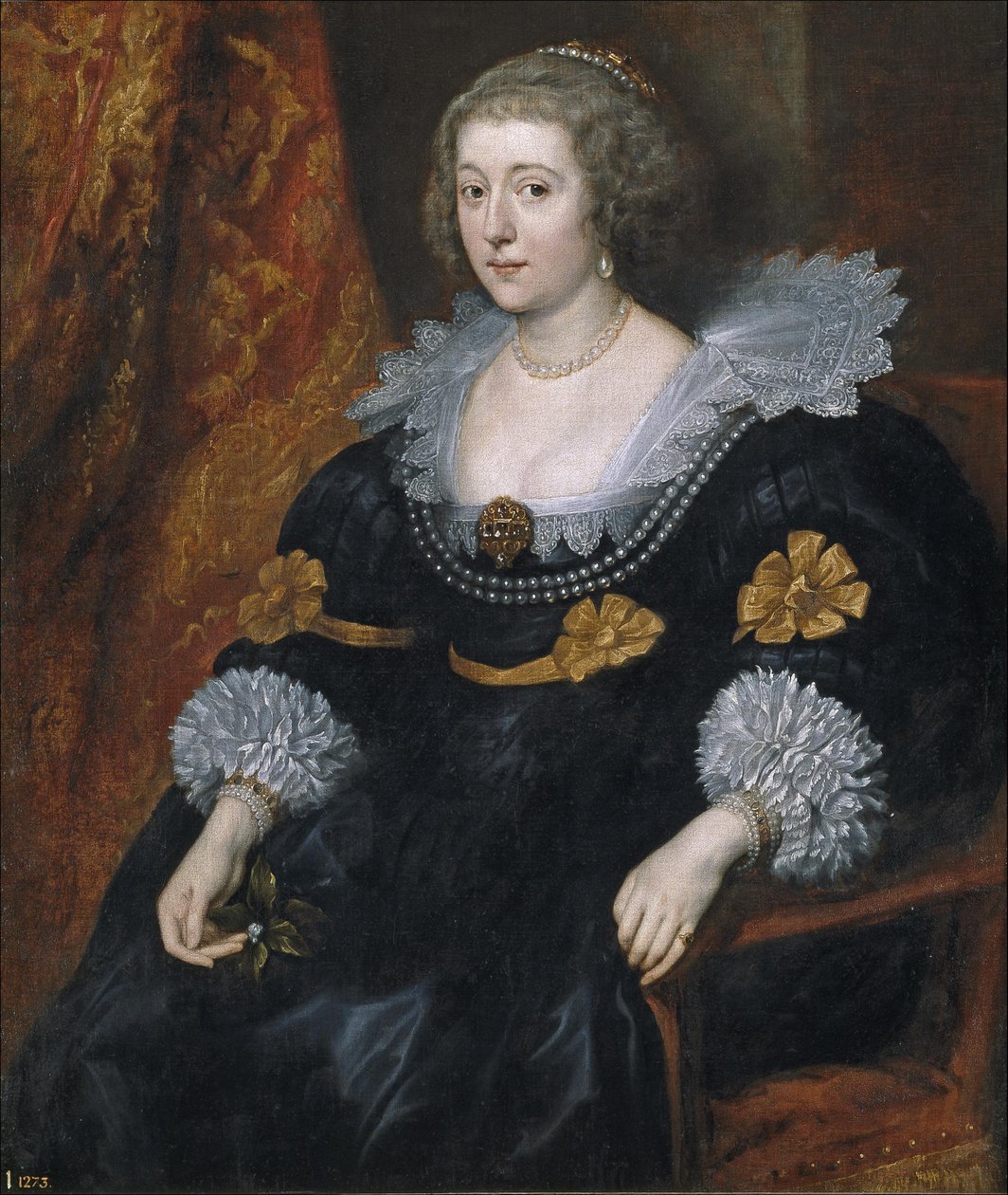 Portrét Amálie van Solms-Braunfels (1602-1675), princezny Oranžské od Anthony van Dyck