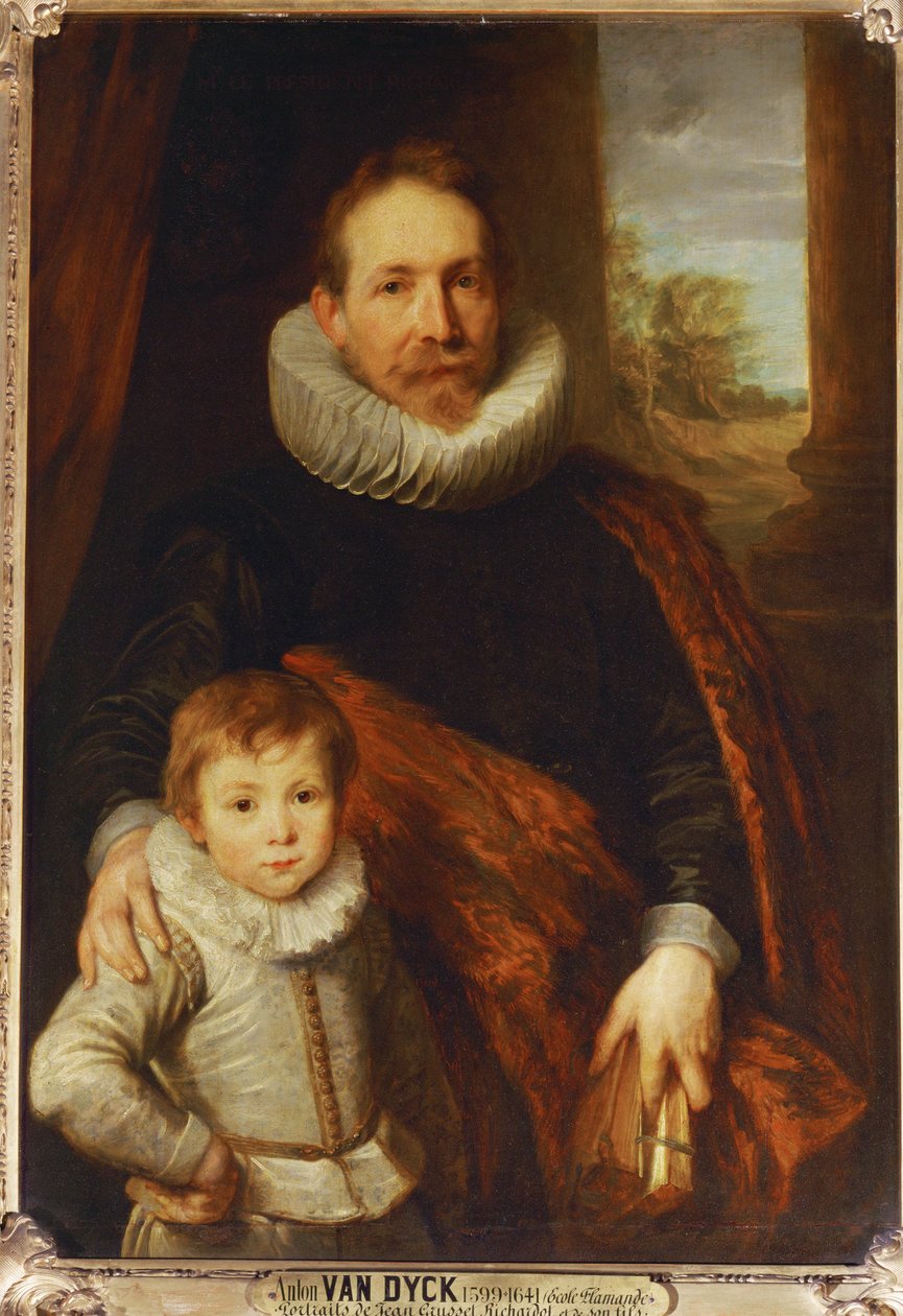 Portrét otce a syna, známý také jako Guillaume Richardot ... od Anthony van Dyck