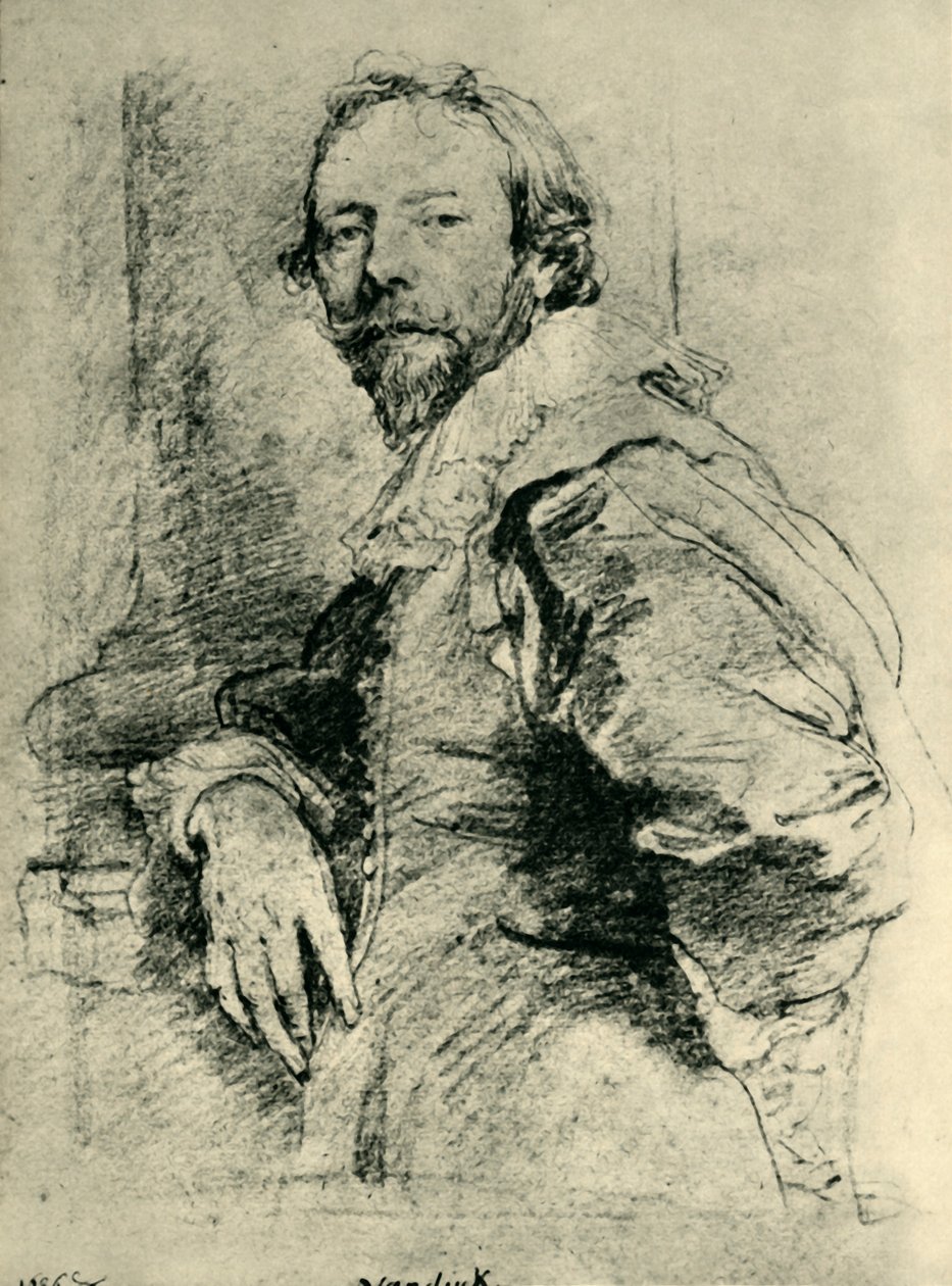 Portrét Adama de Coster, 1627-1635, 1943. od Anthony van Dyck