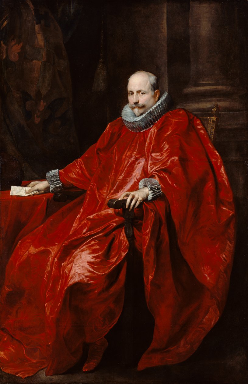 Portrét Agostina Pallaviciniho, kolem roku 1621 (olej na plátně) od Anthony van Dyck